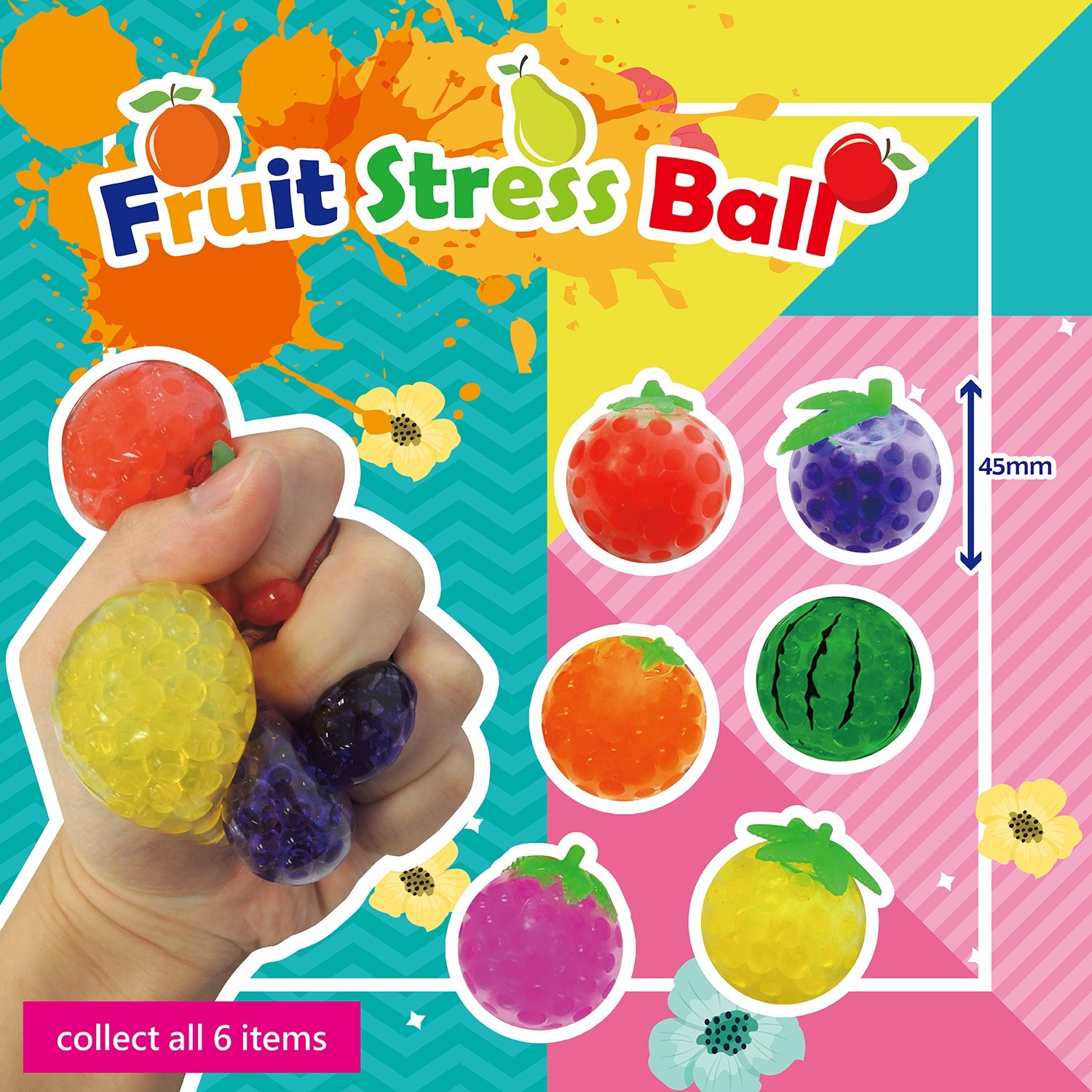 Stress ball fruit 2025