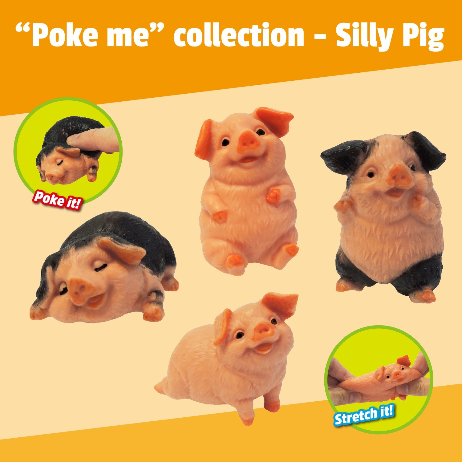 "Poke Me" Collection - Little Pig