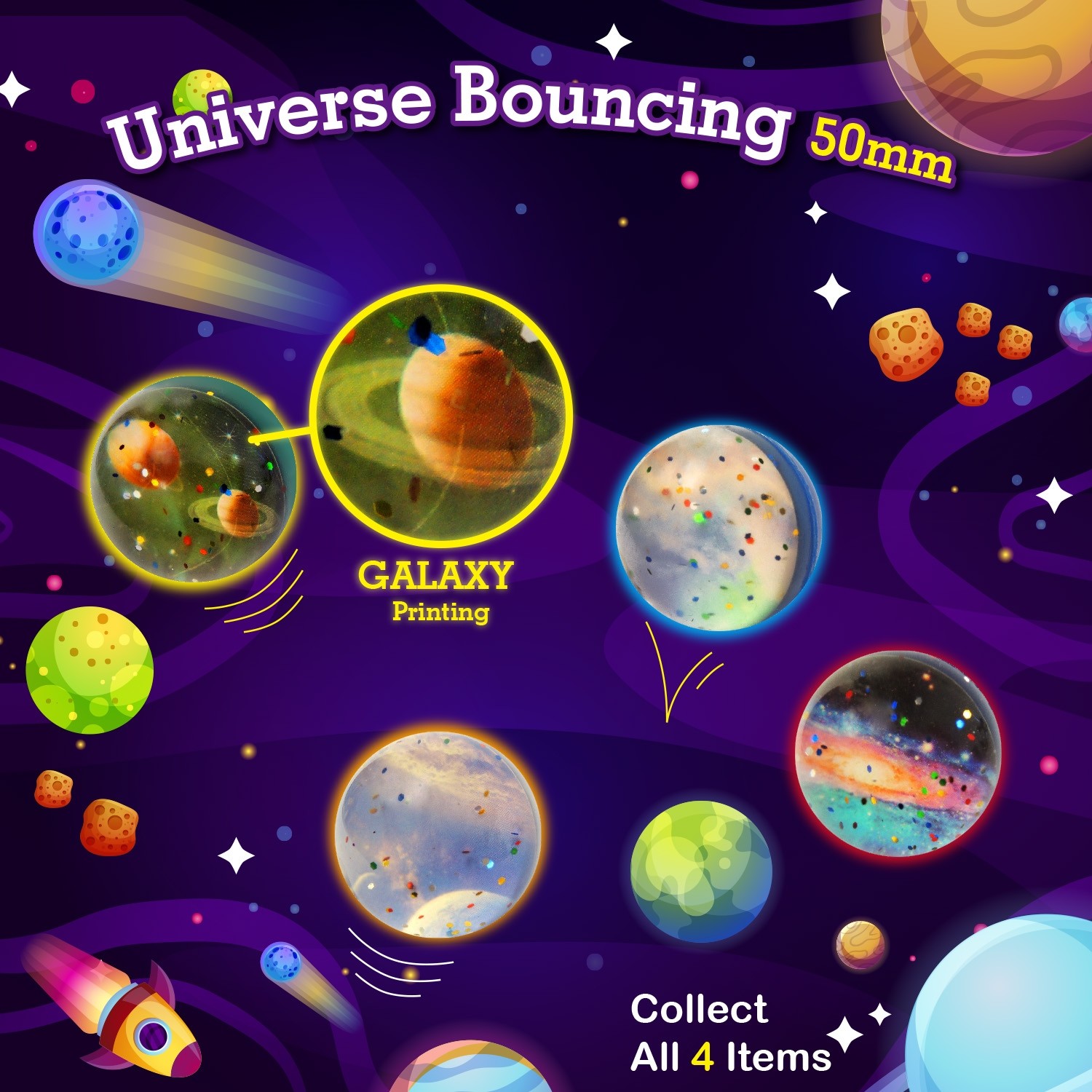 Universe Bouncing Ball 45mm