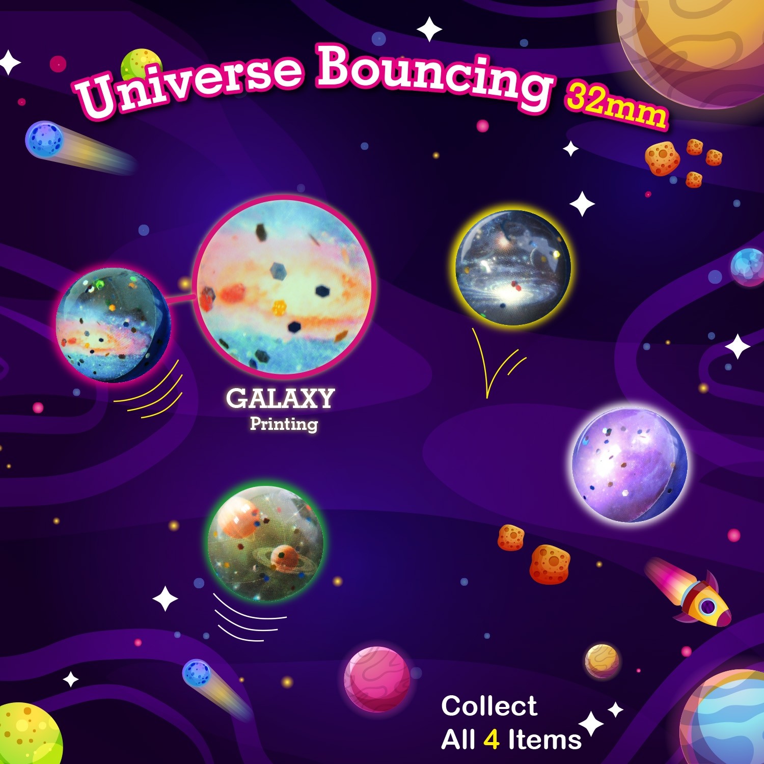 Universe Bouncing Ball 32mm