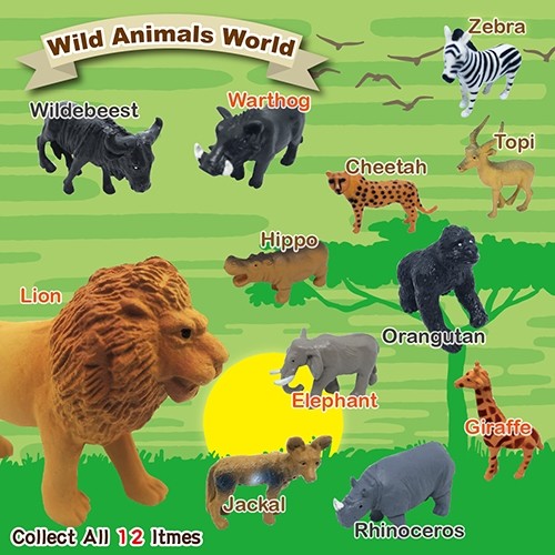 Wild Animals World - Products - Forever Shiny Limited, specialize in small  & vending toys