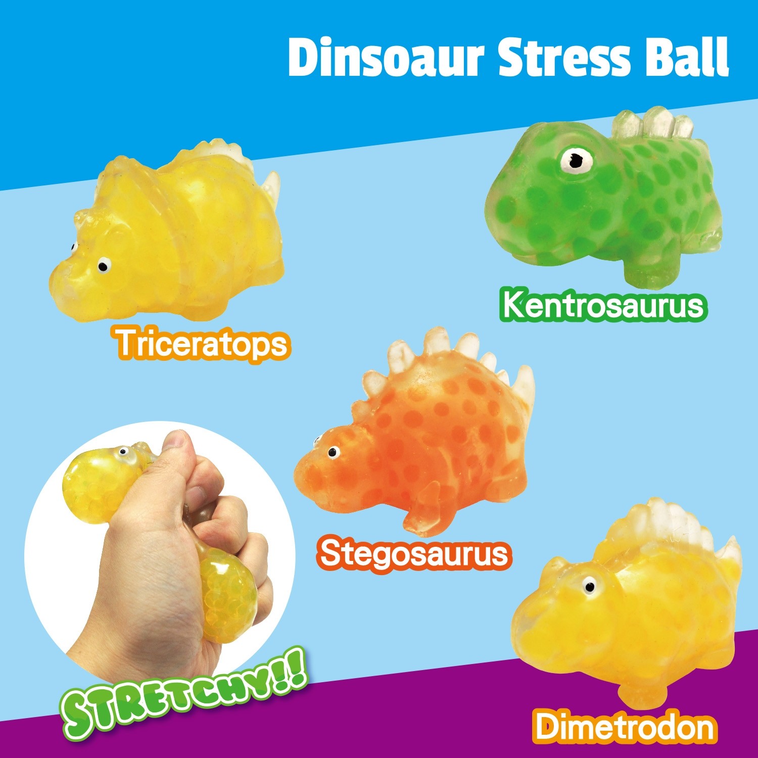 Dinosaur hot sale stress ball