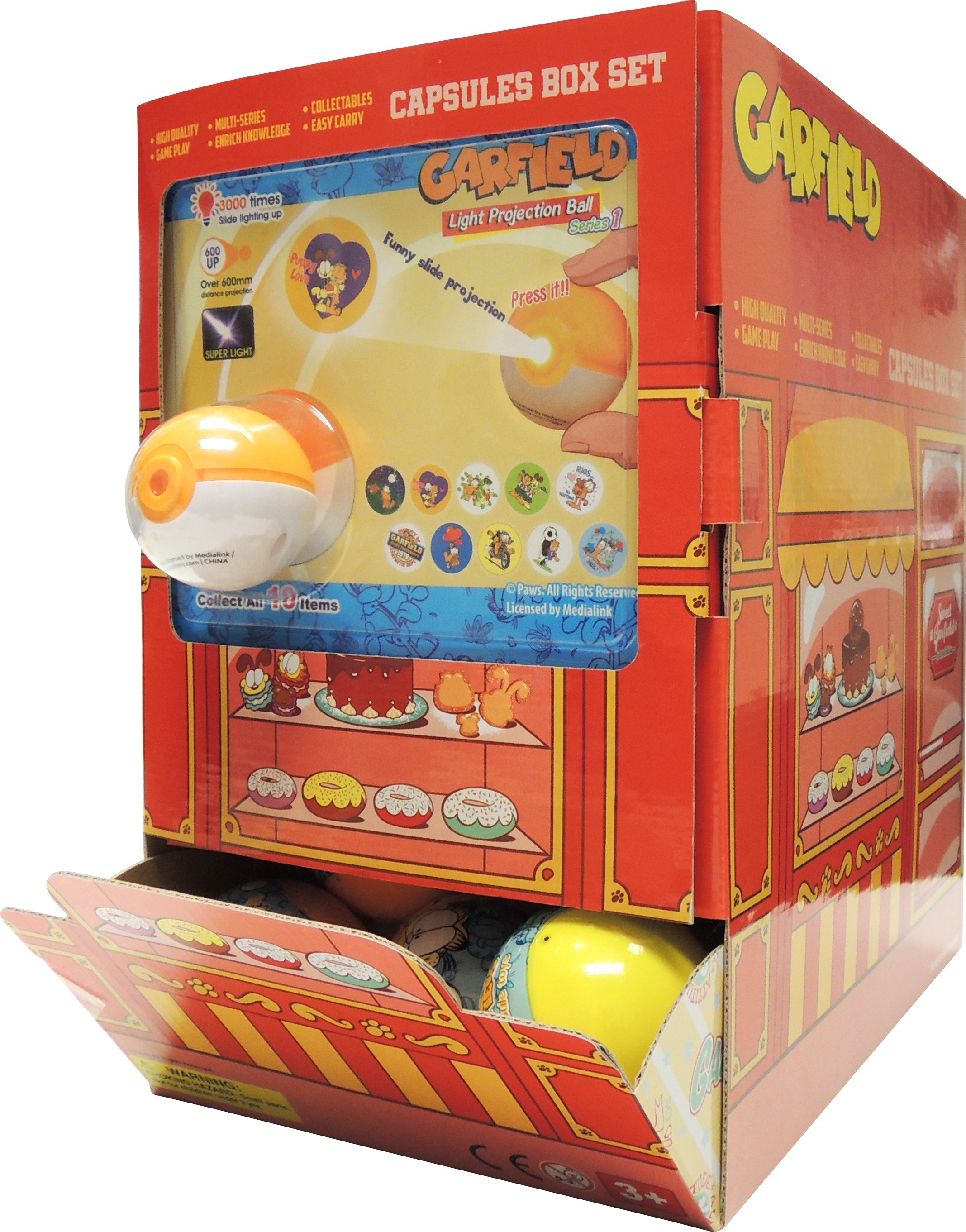 Garfield Projector Ball (50 Capsules Set)