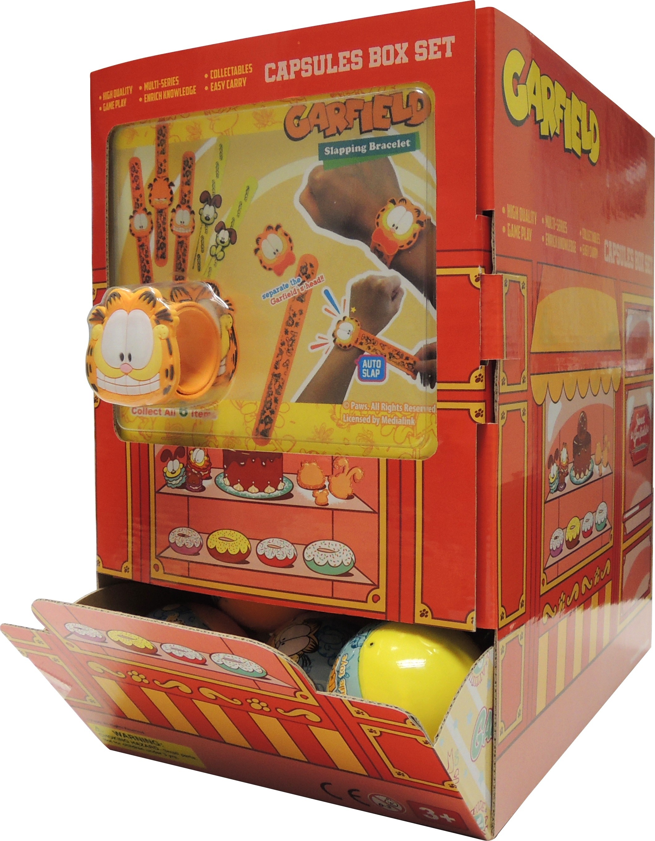 Garfield Slapping Bracelet (50 Capsules Set)