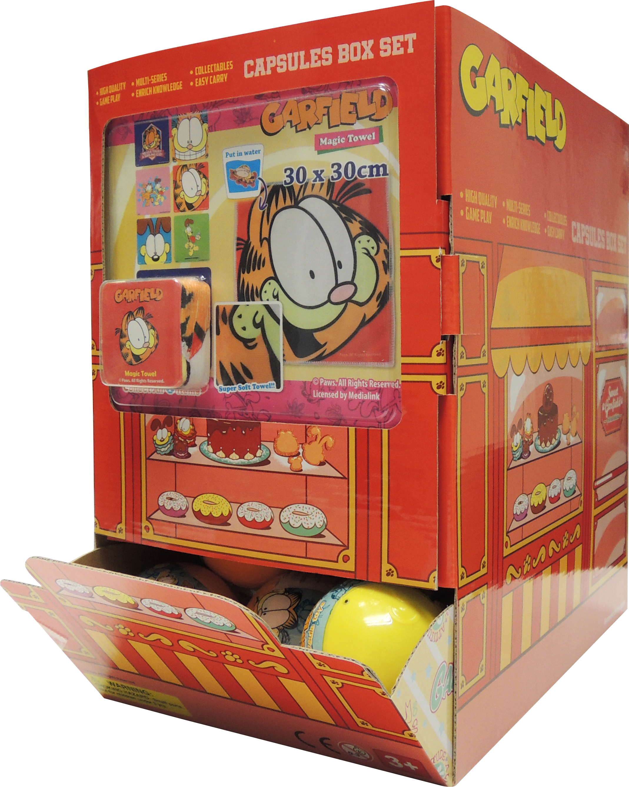 Garfield Magic Towel (50 Capsules Set)