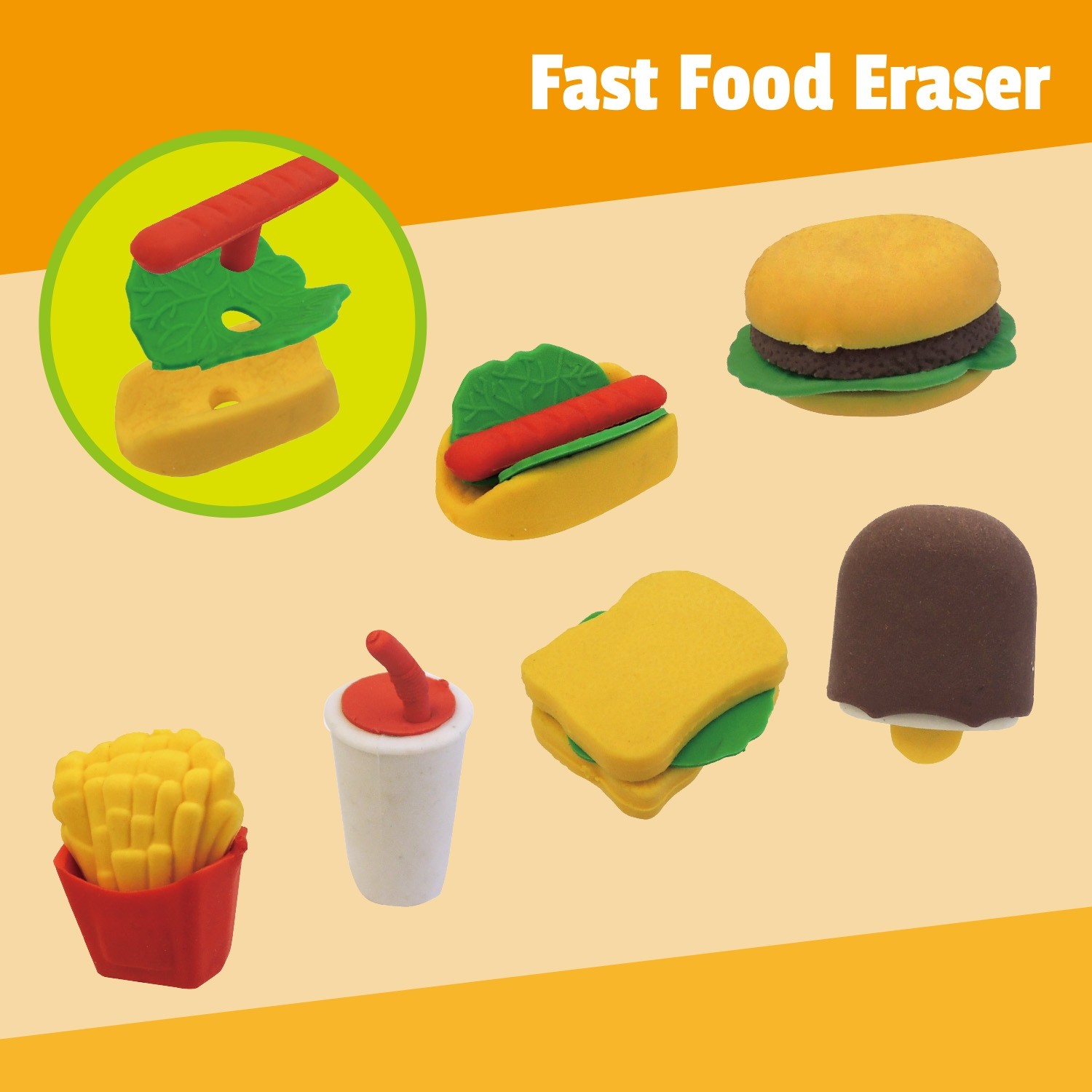 Fast Food Eraser