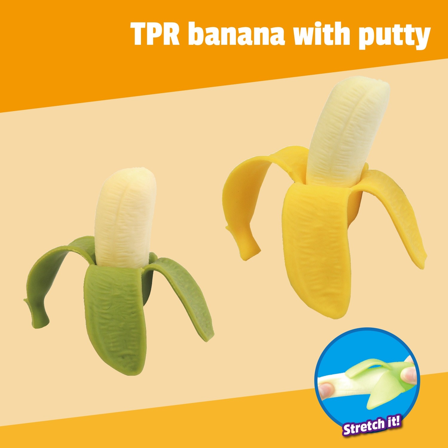 TPR banana with putty