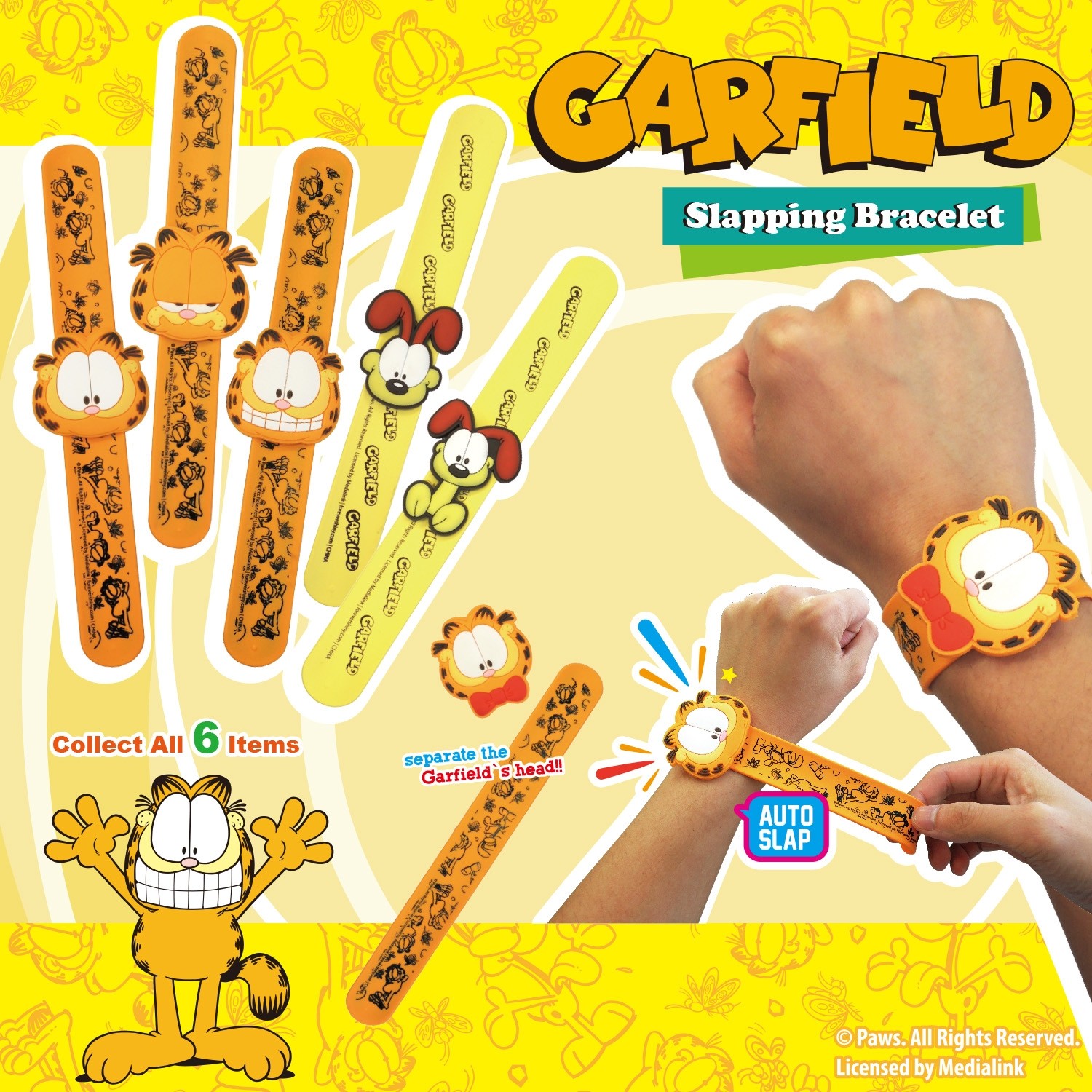 Garfield Slapping Bracelet