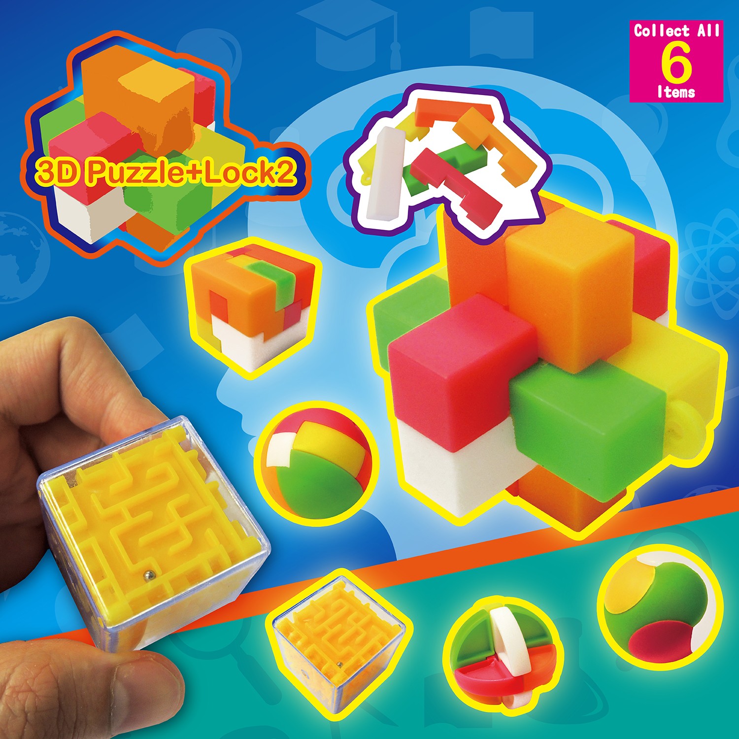 3D PUZZLE & LOCK 2