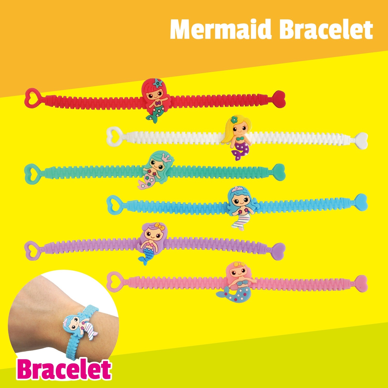 PVC Mermaid Bracelet