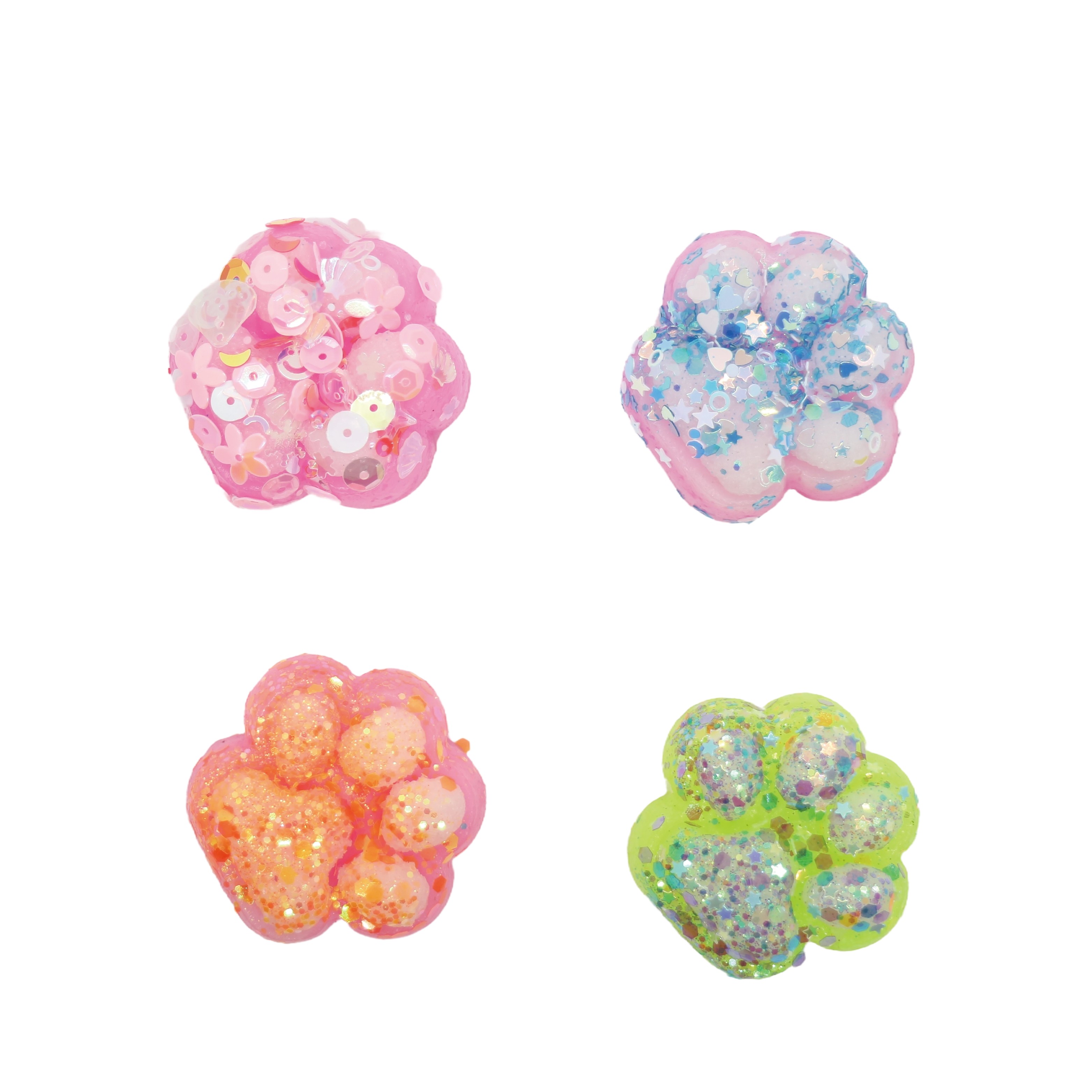 TPR Dog Claw 2 with Glitter