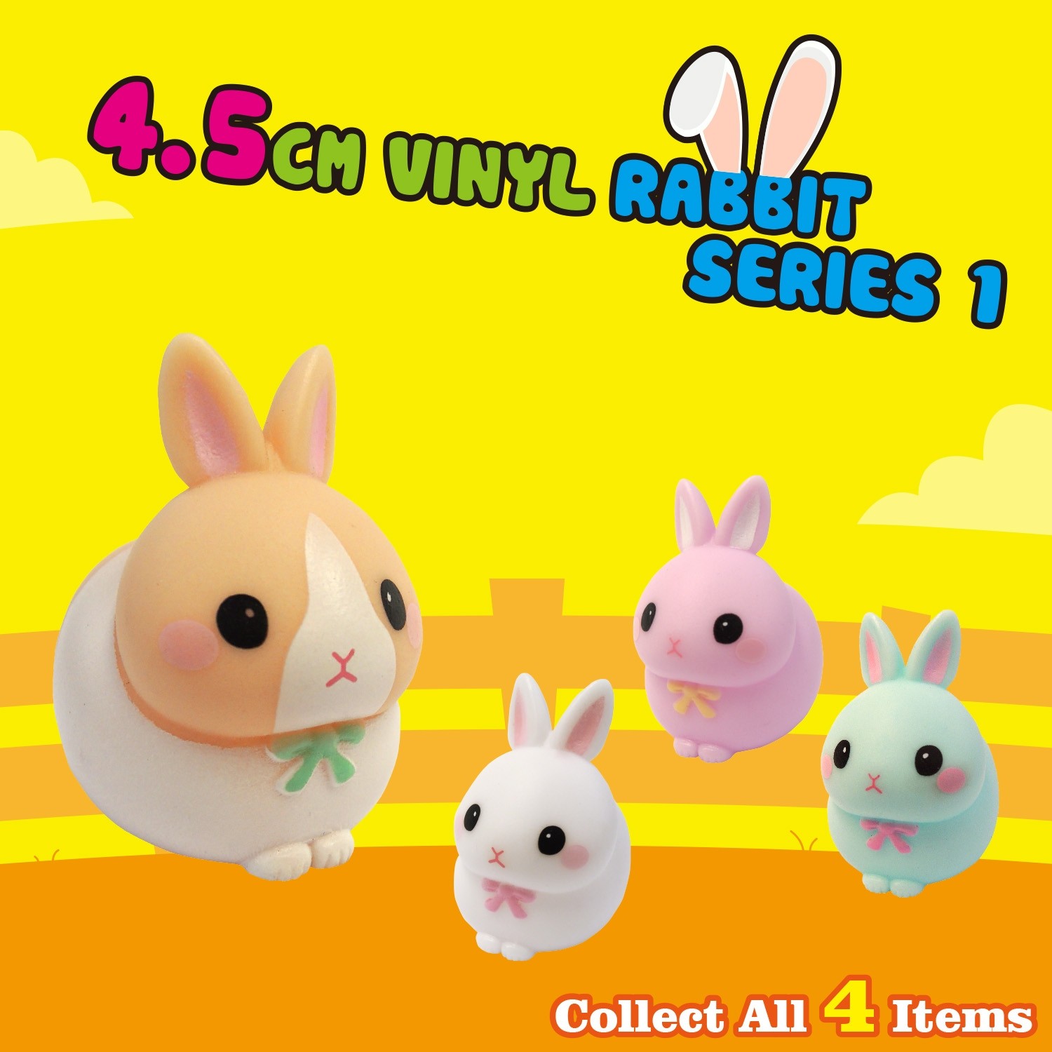 4.5cm Vinyl Rabbit - Series 1