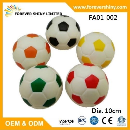 FA01-002 10CM ONE COLOR PU SOCCER