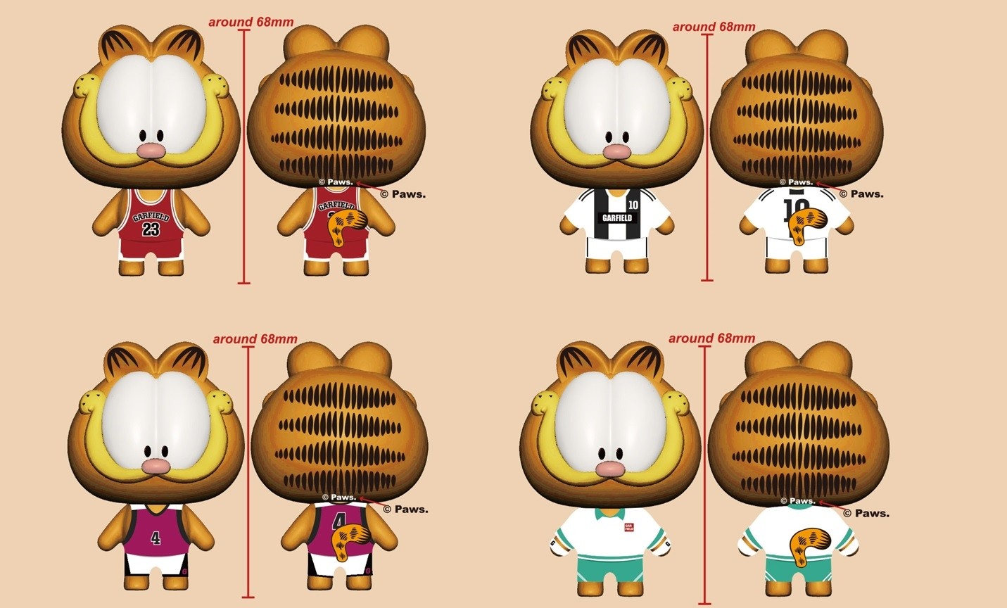 Garfield Vinyl Figure - Sport Series