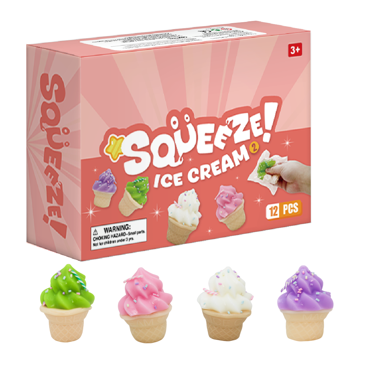 Squeeze Ice Cream 2 with Display Box