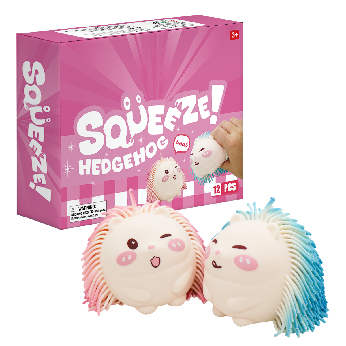 Squeeze Hedgehog with Display Box