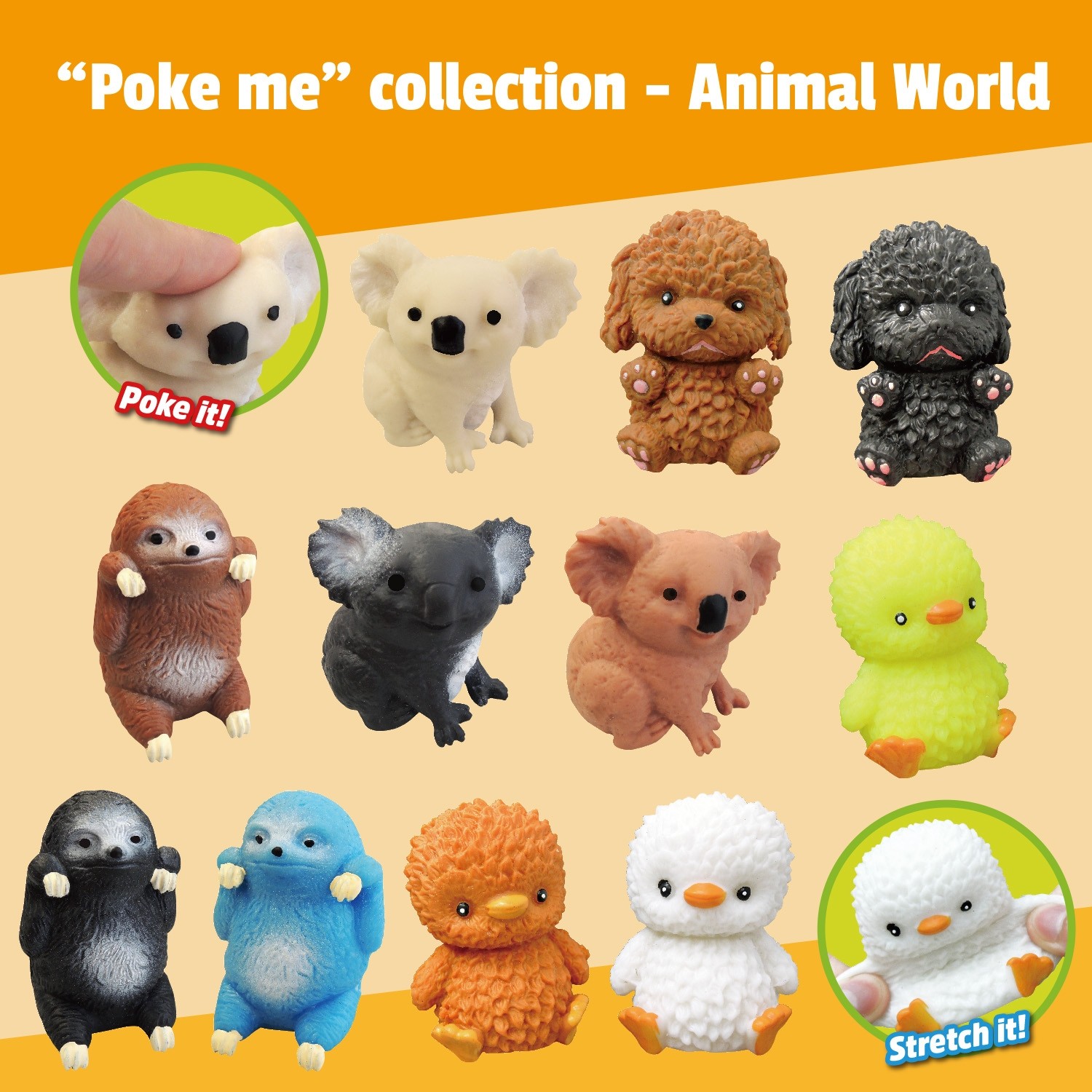 "Poke Me" collection - Animal World