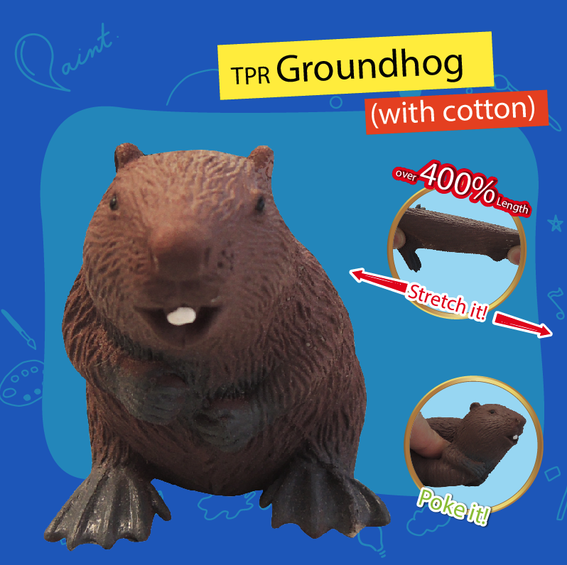 TPR Groundhog with cotton