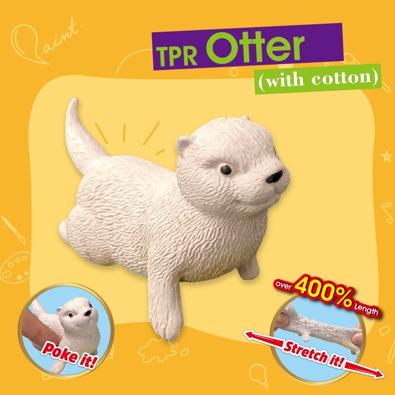 TPR Otter with cotton
