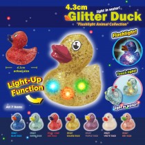 "Flashlight Animal Collection" 4.3 cm Glitter Duck