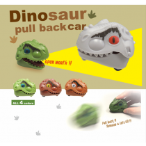 Dinosaur Head Pull Back Car