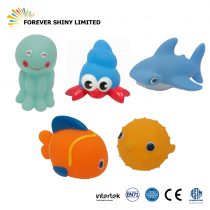 7.6cm Sea Animal Vinyl Bathing Toy