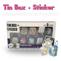 F-DMFTS1-B1 DMF tin box + 4 stickers