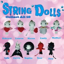 Handmade String doll Angel and Evil