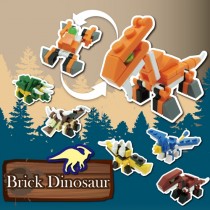 Brick dinosaur