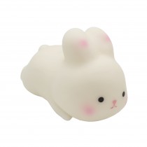 F-SQSPRAB2, TPR Squeeze Sploot Rabbit 11cm