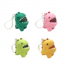 TPR Squeeze Dinosaur Keychain with Water Ball 