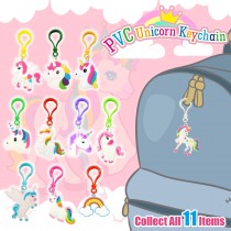 PVC Unicorn Keychain