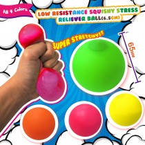 Low Resistance Squishy Stress Reliever Ball (6.5cm)
