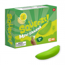 Squeeze Mini Banana with Temperature Color Change with Display Box