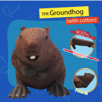 TPR Groundhog with cotton