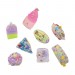 F-SQFOOD, TPR Squishy Food with Glitter